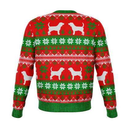 Beagle Bells Beagle All The Way Christmas Crewneck Sweatshirt