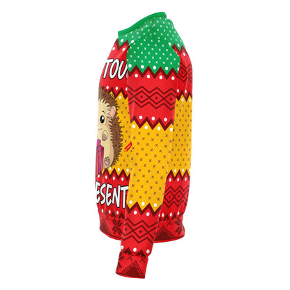 Don't Touch My Present Ugly Christmas Sweater