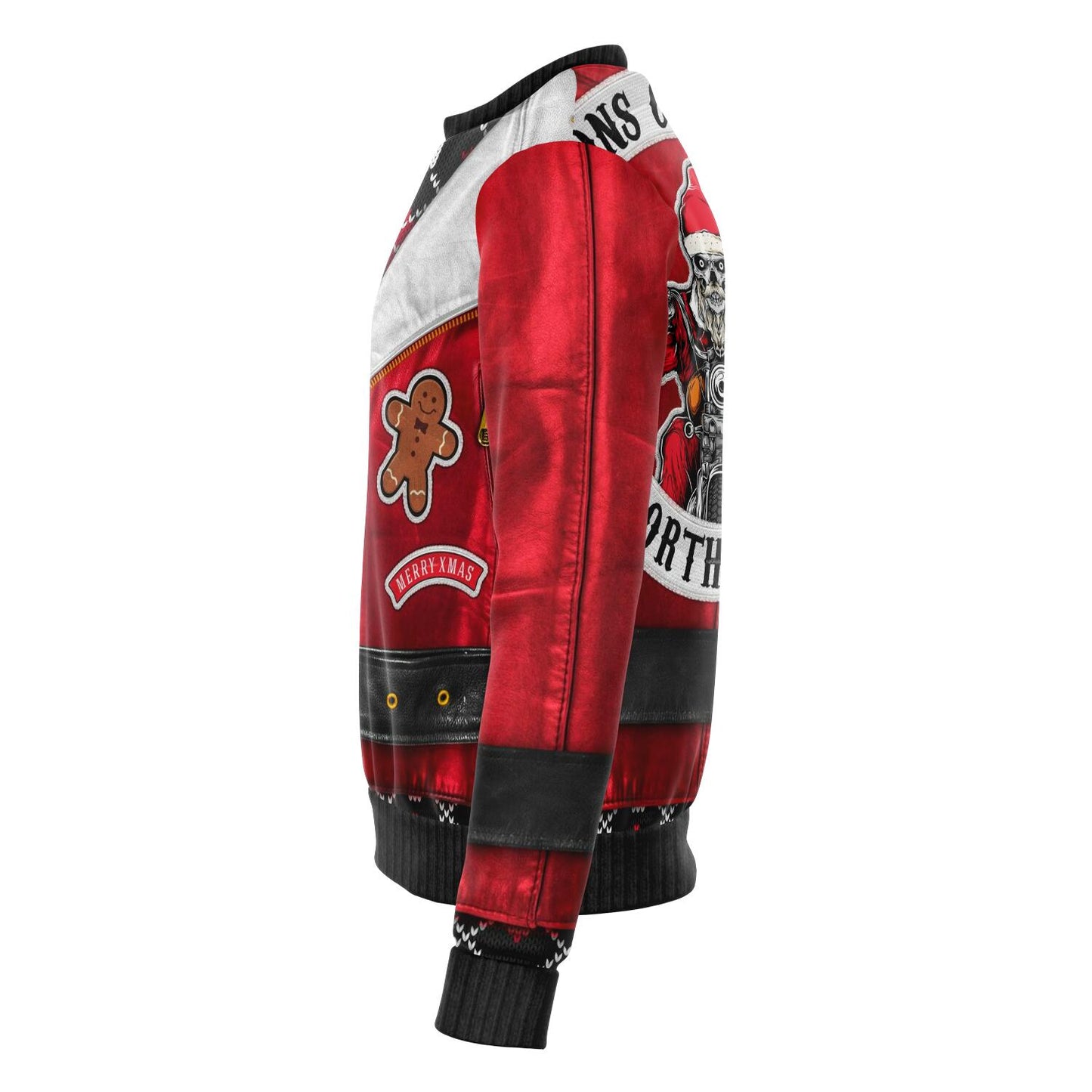 Red Sons Of Santa North Pole Christmas Crewneck Sweatshirt