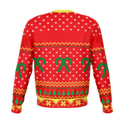 Too Lit To Quit Ugly Christmas Sweater
