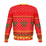 Too Lit To Quit Ugly Christmas Sweater