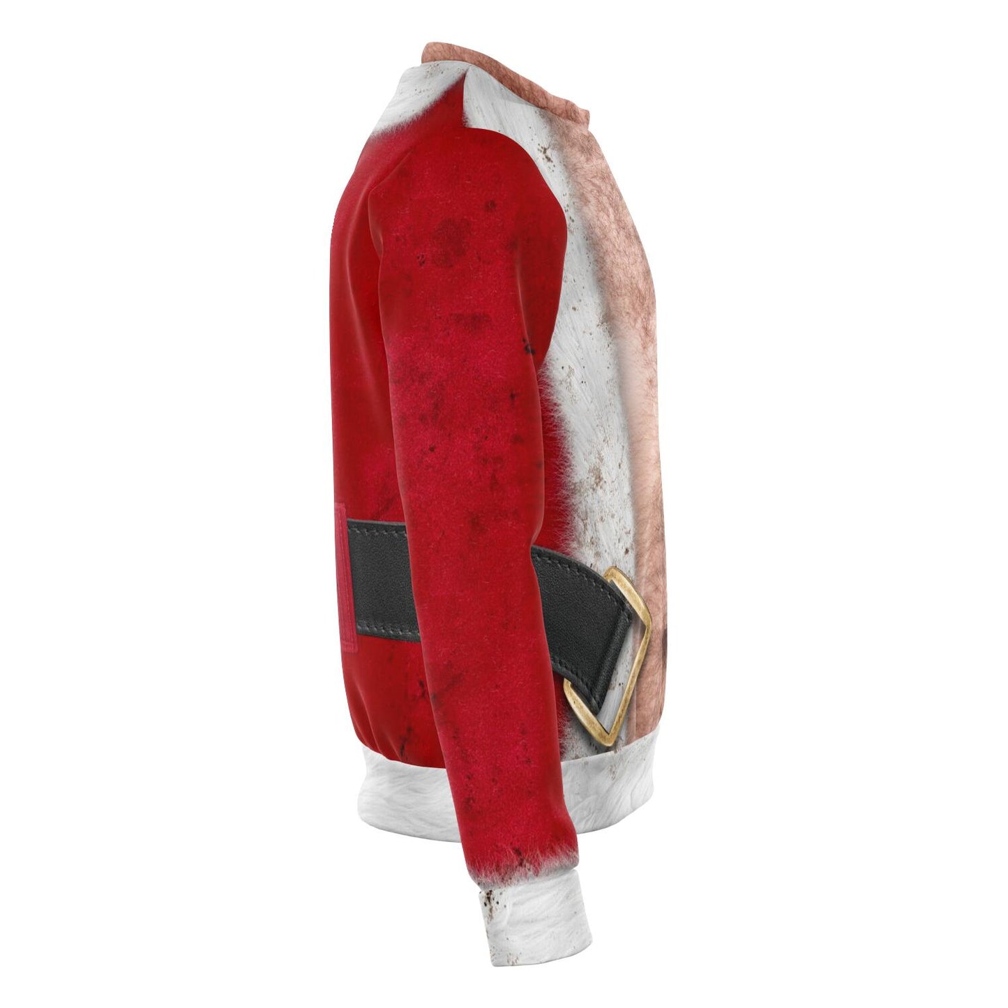 Hairy Chest Santa Christmas Crewneck Sweatshirt