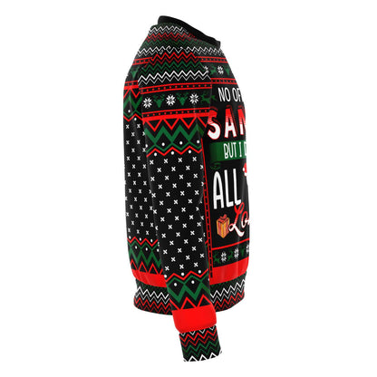 No Offense Santa But I Deliver All Year Long Ugly Christmas Sweater