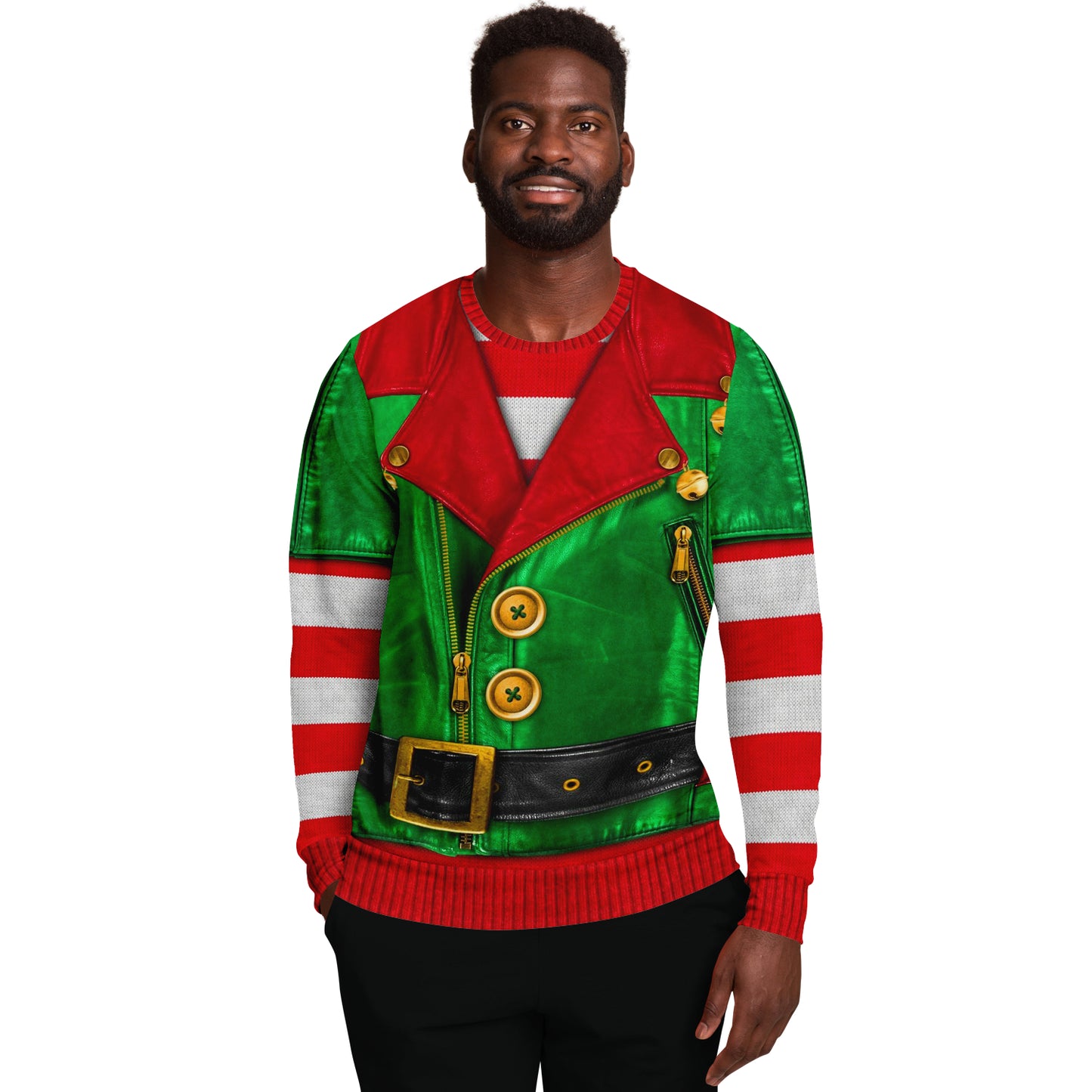 Sons Of Santa North Pole Elf Ugly Christmas Sweater