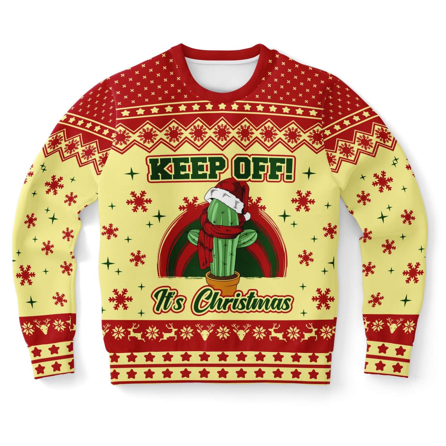 Keep Off It's Christmas Ugly Christmas Sweater
