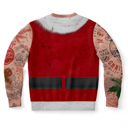 Sleeveless Bad Santa Caucasian Ugly Christmas Sweater