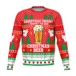 Christmas Cheer I Thought You Said Beer Ugly Christmas Sweater