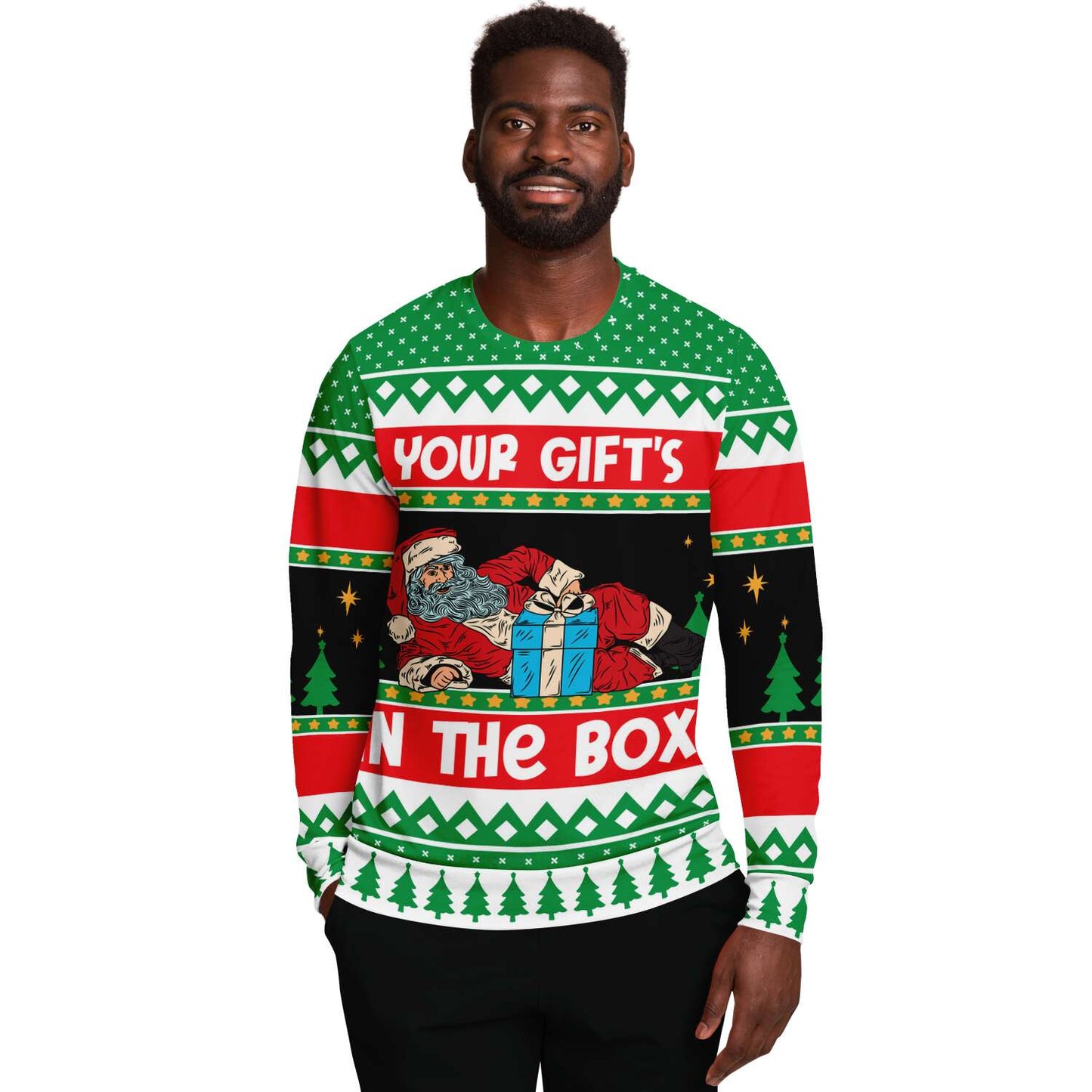 Your Gift's In The Box Ugly Christmas Sweater