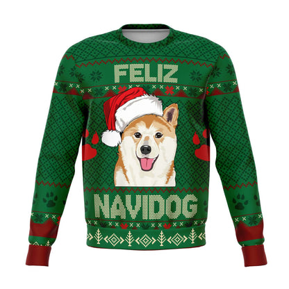 Shiba Inu Feliz Navidog Ugly Christmas Sweater