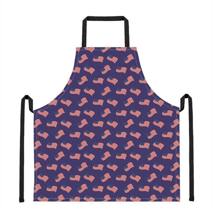 4th of July American Flag Pattern Print Apron