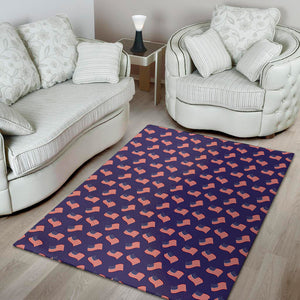 4th of July American Flag Pattern Print Area Rug