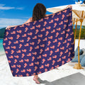 4th of July American Flag Pattern Print Beach Sarong Wrap