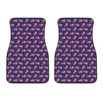 4th of July American Flag Pattern Print Front Car Floor Mats