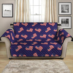 4th of July American Flag Pattern Print Loveseat Protector