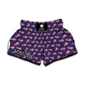 4th of July American Flag Pattern Print Muay Thai Boxing Shorts