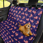 4th of July American Flag Pattern Print Pet Car Back Seat Cover