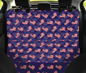4th of July American Flag Pattern Print Pet Car Back Seat Cover