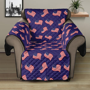 4th of July American Flag Pattern Print Recliner Protector