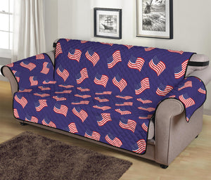 4th of July American Flag Pattern Print Sofa Protector