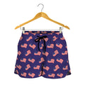 4th of July American Flag Pattern Print Women's Shorts