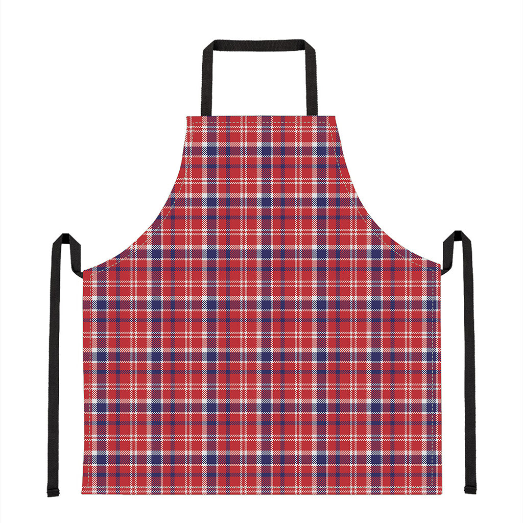 4th of July American Plaid Print Apron