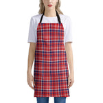 4th of July American Plaid Print Apron