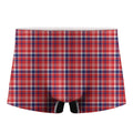 4th of July American Plaid Print Men's Boxer Briefs