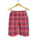4th of July American Plaid Print Men's Shorts