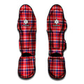 4th of July American Plaid Print Muay Thai Shin Guards