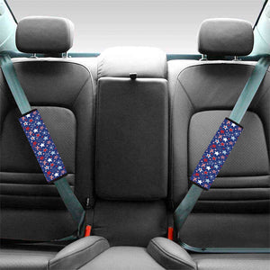 4th of July American Star Pattern Print Car Seat Belt Covers