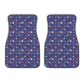4th of July American Star Pattern Print Front Car Floor Mats