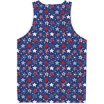 4th of July American Star Pattern Print Men's Tank Top