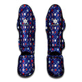 4th of July American Star Pattern Print Muay Thai Shin Guards