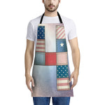 4th of July USA Denim Patchwork Print Apron