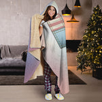 4th of July USA Denim Patchwork Print Hooded Blanket