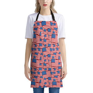 4th of July USA Flag Pattern Print Apron