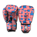 4th of July USA Flag Pattern Print Boxing Gloves