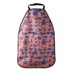 4th of July USA Flag Pattern Print Car Seat Organizers