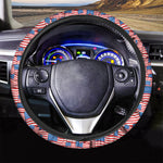 4th of July USA Flag Pattern Print Car Steering Wheel Cover
