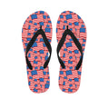 4th of July USA Flag Pattern Print Flip Flops