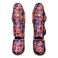 4th of July USA Flag Pattern Print Muay Thai Shin Guards