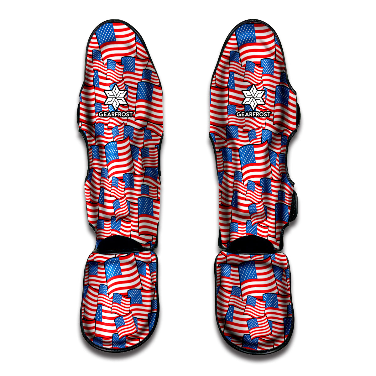 4th of July USA Flag Pattern Print Muay Thai Shin Guard