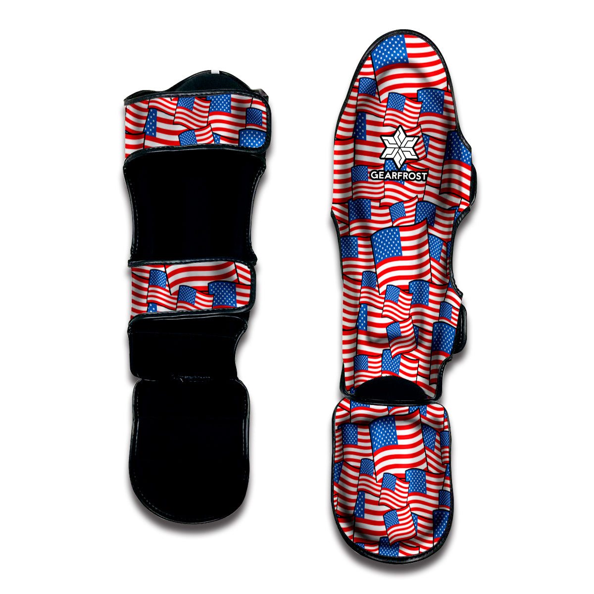 4th of July USA Flag Pattern Print Muay Thai Shin Guard
