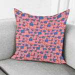 4th of July USA Flag Pattern Print Pillow Cover