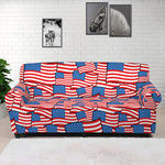 4th of July USA Flag Pattern Print Sofa Cover