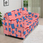 4th of July USA Flag Pattern Print Sofa Cover