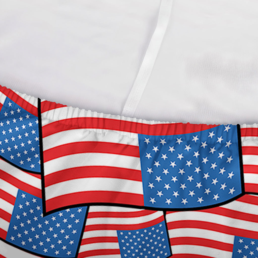 4th of July USA Flag Pattern Print Sofa Cover