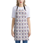 4th of July USA Star Pattern Print Apron