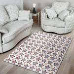 4th of July USA Star Pattern Print Area Rug