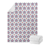 4th of July USA Star Pattern Print Blanket